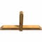 Ekena Millwork Eugene Rough Sawn Timber Gable Bracket, Western Red Cedar, 48"W x 26"H x 4"D x 4"F, 13/12 Pitch GBW048X26X0404EUG00RWR - alternate 3